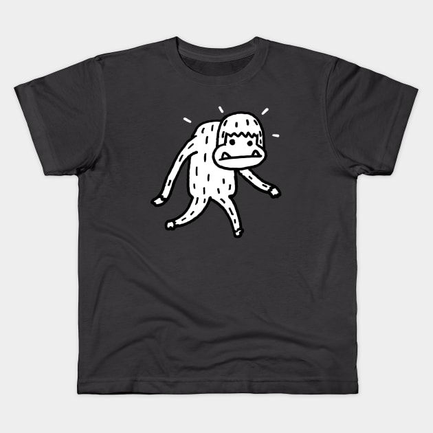 Unpleasant fluffy creature Kids T-Shirt by Walmazan